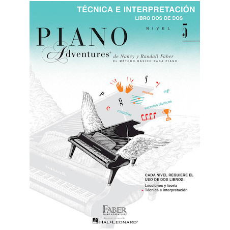 Libro. PIANO ADVENTURES. NIVEL 5. TÉCNICA E INTERPRETACIÓN