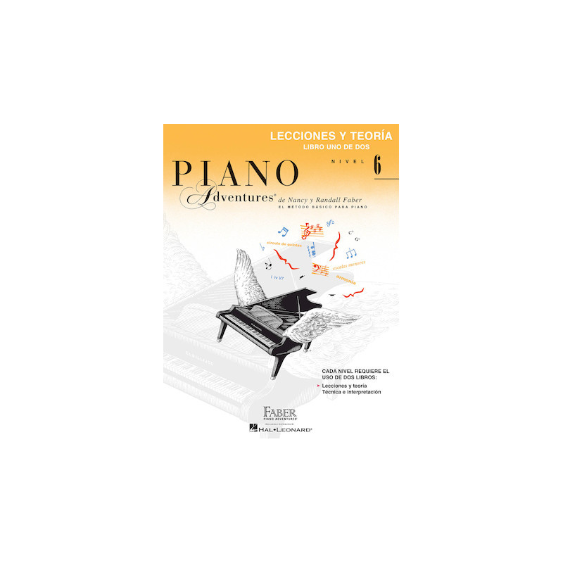 Libro. PIANO ADVENTURES. NIVEL 6. LECCIONES Y TEORÍA