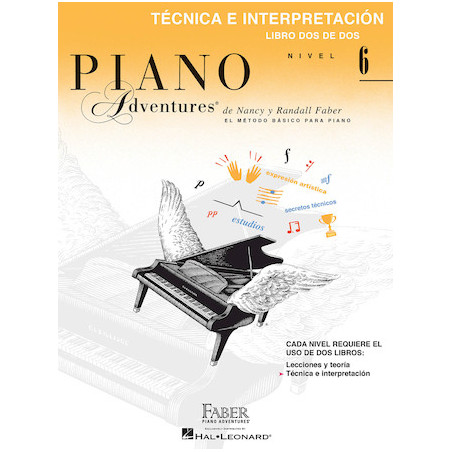Libro. PIANO ADVENTURES. NIVEL 6. TÉCNICA E INTERPRETACIÓN