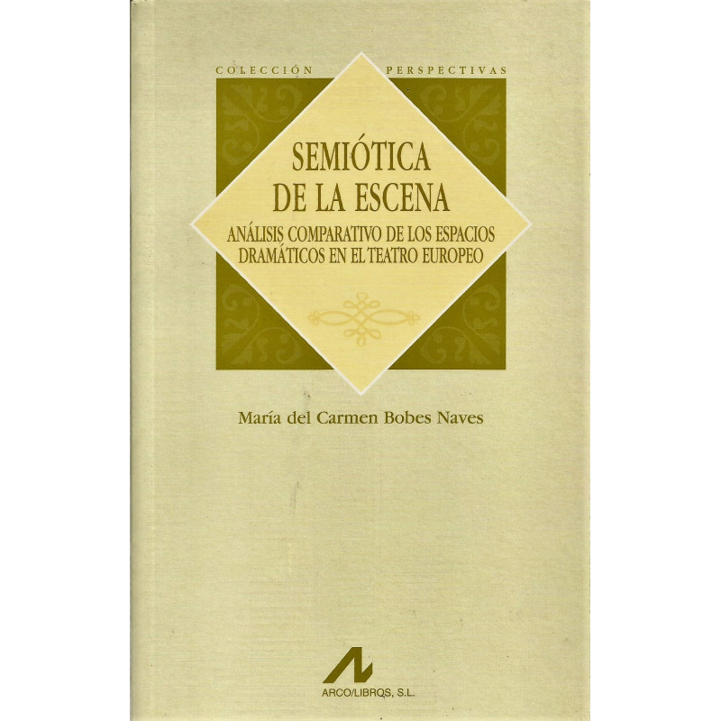 Libro. SEMIÓTICA DE LA ESCENA