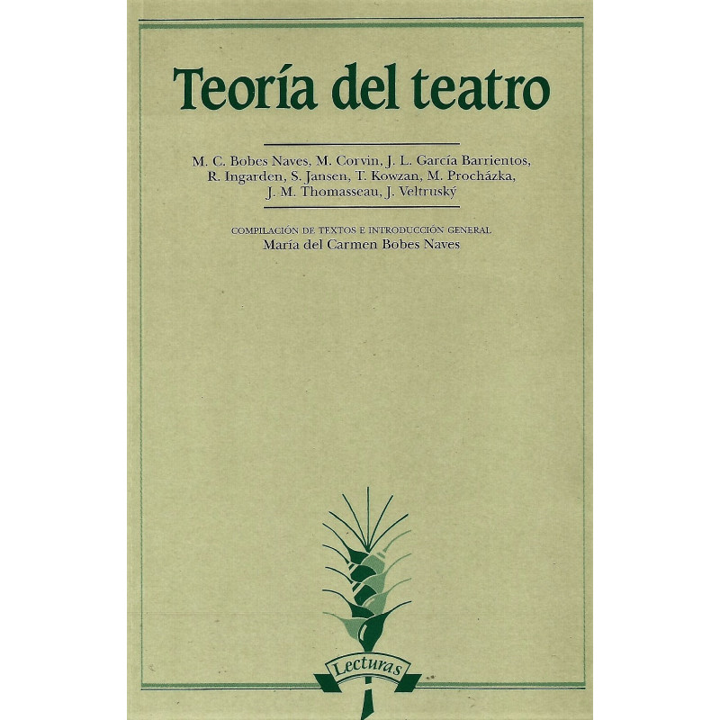 Libro. TEORÍA DEL TEATRO