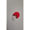 NARIZ DE PAYASO. FUCSIA CHICA