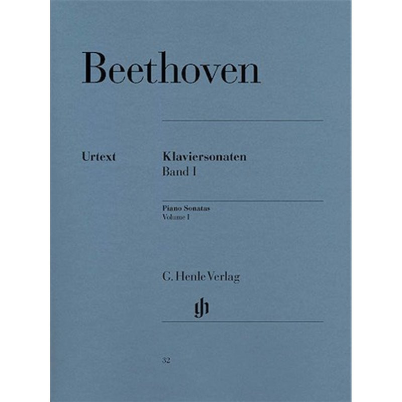Partitura. BEETHOVEN. PIANO SONATAS – VOL I - PIANO SOLO (KLAVIERSONATEN)