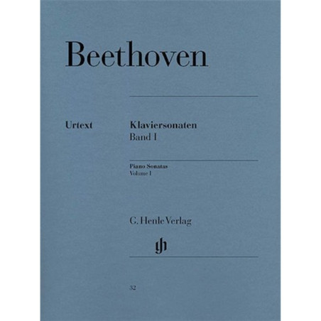 Partitura. BEETHOVEN. PIANO SONATAS – VOL I - PIANO SOLO (KLAVIERSONATEN)