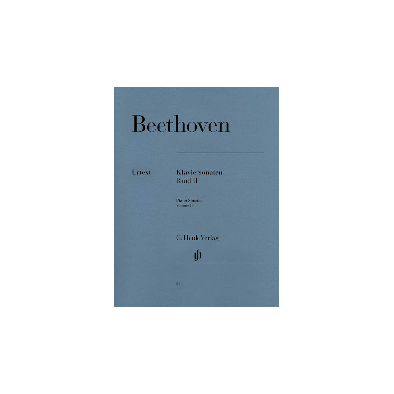 Partitura. BEETHOVEN. PIANO SONATAS – VOL II - PIANO SOLO (KLAVIERSONATEN)