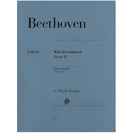 Partitura. BEETHOVEN. PIANO SONATAS – VOL II - PIANO SOLO (KLAVIERSONATEN)