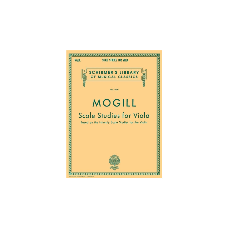 Partitura. MOGILL SCALE STUDIES FOR VIOLA