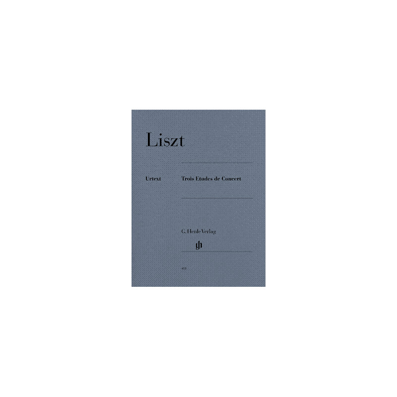 Partitura. LISZT TROIS ETUDES DE CONCERT