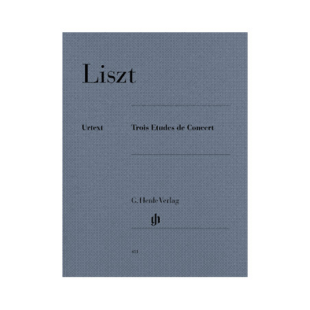 Partitura. LISZT TROIS ETUDES DE CONCERT