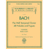 Libro. THE WELL-TEMPERED CLAVIER 48 PRELUDES AND FUGUES VOL. 2057 COMPLETE BOOKS I AND II FOR PIANO