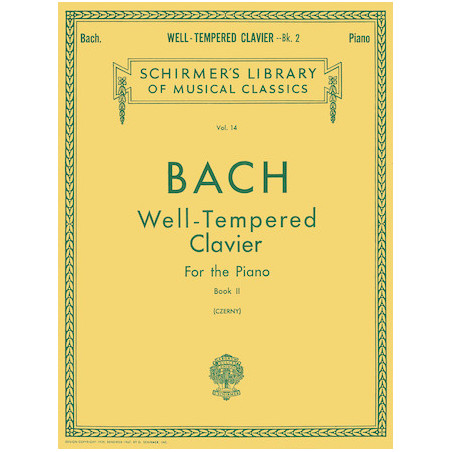 Libro. Well Tempered Clavier – Book 2 Schirmer Library of Classics Volume 14 - Bach