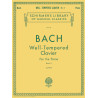 Libro. Well Tempered Clavier – Book 2 Schirmer Library of Classics Volume 14 - Bach
