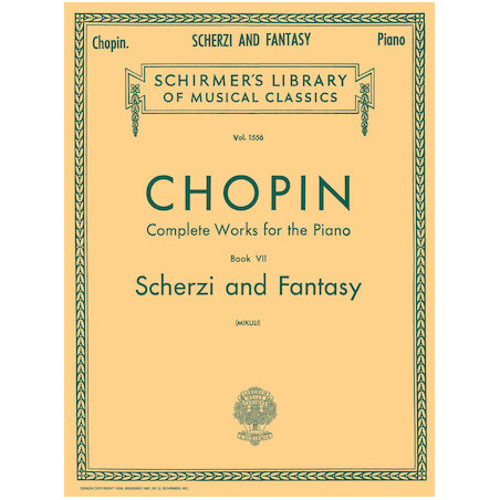 Libro. Chopin - Complete works for the piano. Book VII - Scherzi Fantasy in F Minor Vol. 1556