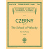 Libro. THE SCHOOL OF VELOCITY OP. 299 - CZERNY