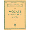 Partitura. MOZART Concerto No. 23 in A, K.488 Schirmer Library of Classics Volume 1584