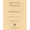 Libro. OBRAS PARA PIANO. SCHERZINO MEXICANO