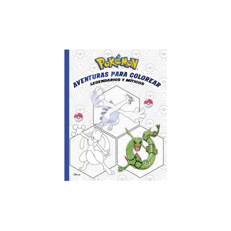 Libro. POKÉMON. AVENTURAS PARA COLOREAR: LEGENDARIOS Y SINGULARES