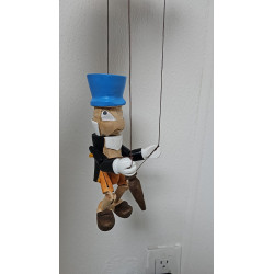 Marioneta de hilo. PEPITO GRILLO
