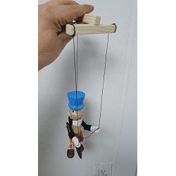 Marioneta de hilo. PEPITO GRILLO