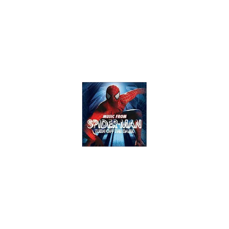 CD. Music from SPIDER-MAN. TURN OFF THE DARK