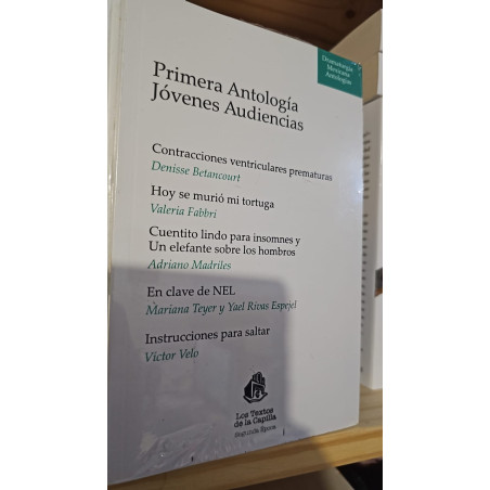 Libro. PRIMERA ANTOLOGÍA JÓVENES AUDIENCIAS