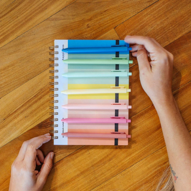 Cuaderno Anillado A5 Punteado - Happimess Colorblock