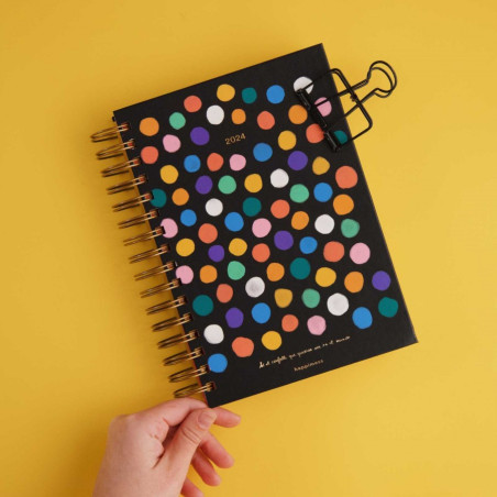 Agenda 2024 A5 Diaria Happimess Confetti