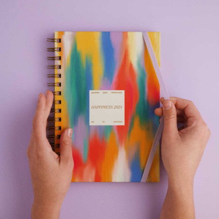 Agenda 2024 A5 Semanal Happimess Primavera