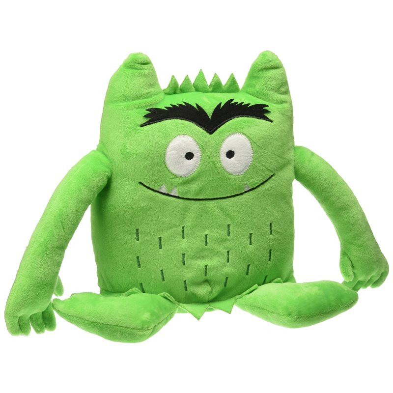 MONSTRUO DE COLORES. PELUCHE VERDE