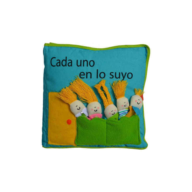Libro de tela. CADA UNO EN LO SUYO
