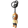 Llavero. LUCHADOR SHISHITAS NARANJA NEGRO