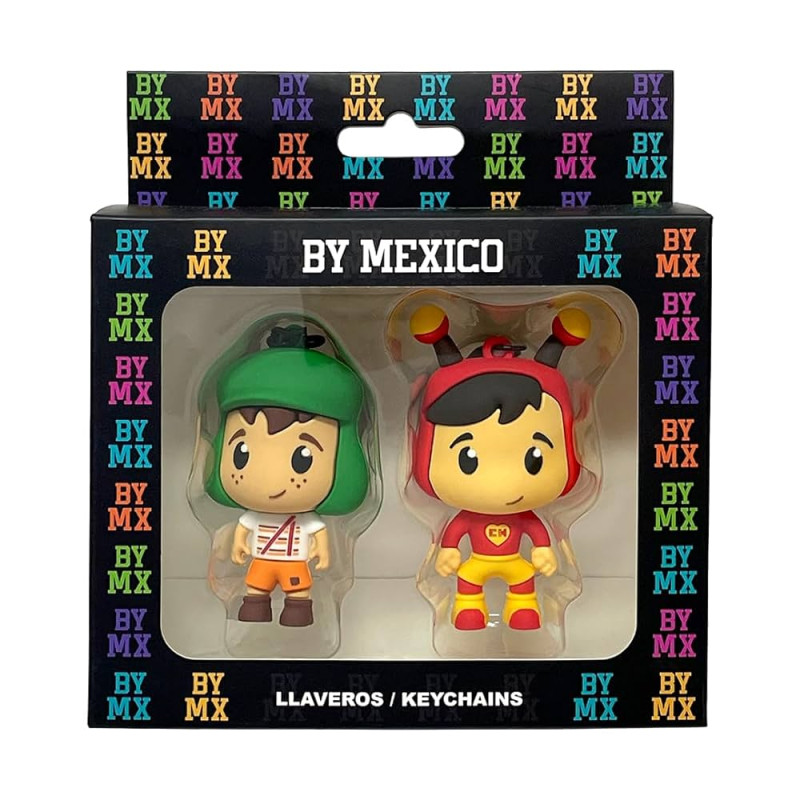 Llaveros duo. CHAVO Y CHAPULIN COLORADO