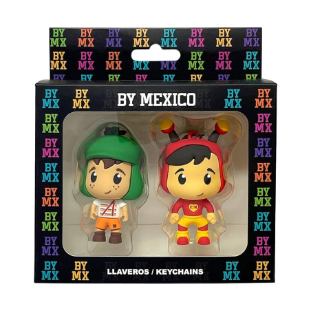 Llaveros duo. CHAVO Y CHAPULIN COLORADO