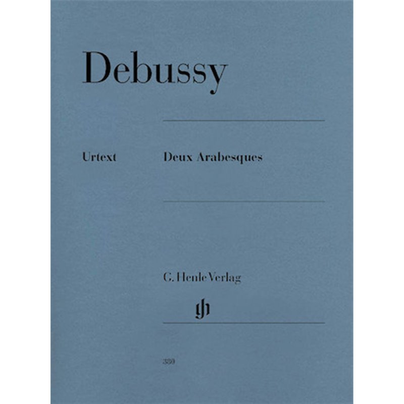 Partitura. 2 Arabesques Piano Solo. Debussy
