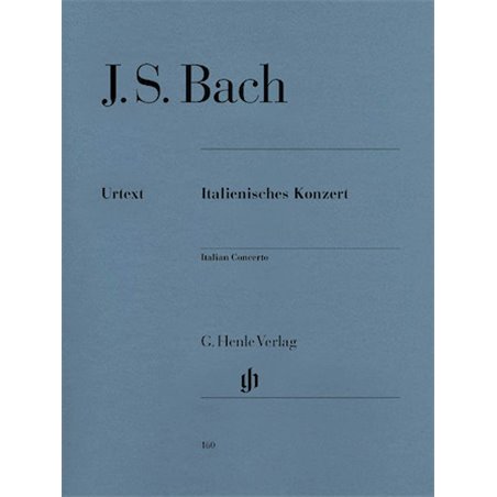 Partitura. Italian Concerto BWV 971. Piano Solo. Bach
