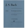Partitura. Two Part Inventions Revised Edition – Paperbound With Fingerings. BACH