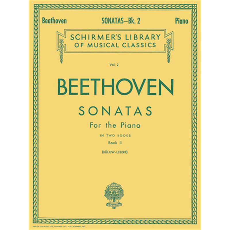 Partitura. BEETHOVEN. Sonatas – Book 2