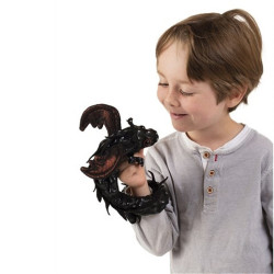 Títere de dedo. DRAGÓN DE PULSERA (MIDNIGHT)
