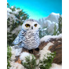 Títere. PEQUEÑO BÚHO DE NIEVE
