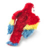 Títere de dedo. MINI GUACAMAYA ROJA