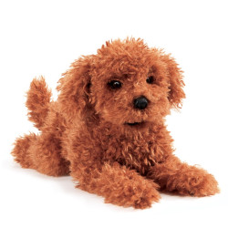 Títere. PERRITO CACHORRO POODLE
