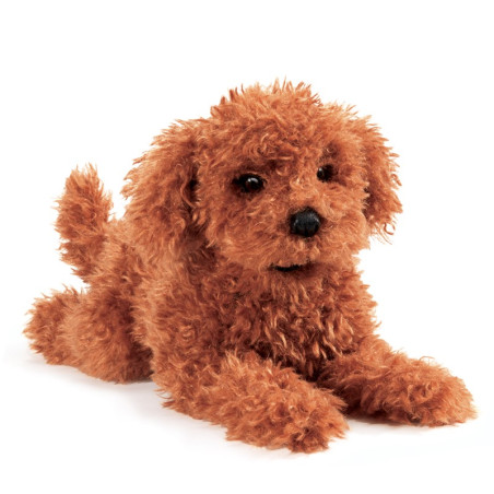 Títere. PERRITO CACHORRO POODLE