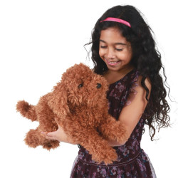 Títere. PERRITO CACHORRO POODLE