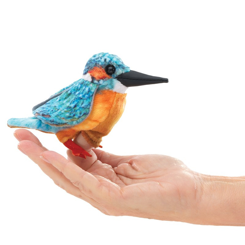 Títere de dedo. MINI MARTÍN PESCADOR COMÚN