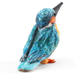 Títere de dedo. MINI MARTÍN PESCADOR COMÚN