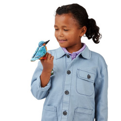 Títere de dedo. MINI MARTÍN PESCADOR COMÚN
