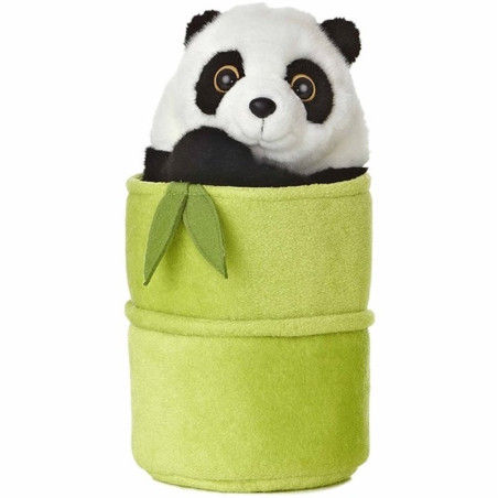 Títere. PANDA EN TRONCO DE BAMBÚ