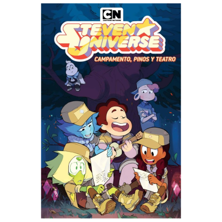 Cómic. STEVEN UNIVERSE. CAMPAMENTO, PINOS Y TEATRO