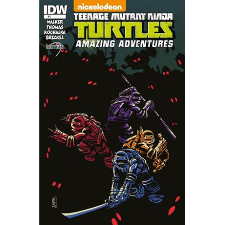 Cómic. TEENAGE MUTANT NINJA TURTLES AMAZING ADVENTURES 1B