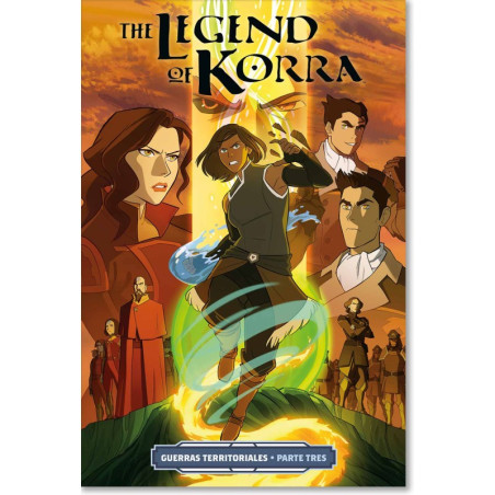 Cómic. THE LEGEND OF KORRA GUERRAS TERRITORIALES 3